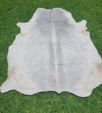 Grey Cowhide Rug #1291