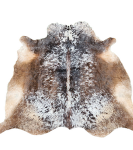 Salt N Pepper Black & White Cowhide Rug #1292