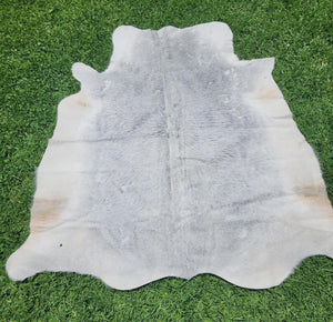 Grey Cowhide Rug #1291
