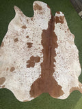 Big brown and white Cow Hide 1409