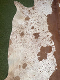 Big brown and white Cow Hide 1409