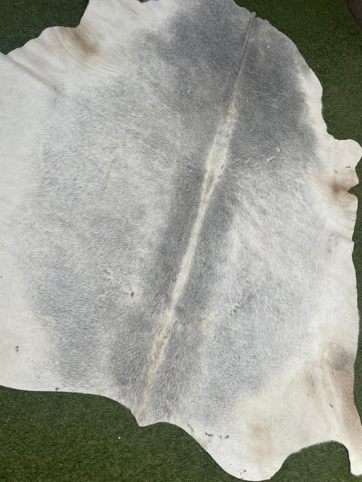 Cowhide Rug Rear Grey