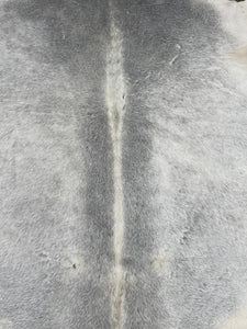 Cowhide Rug Rear Grey