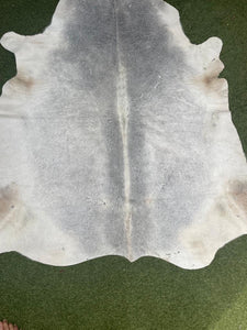 Cowhide Rug Rear Grey