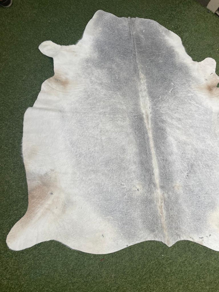 Cowhide Rug Rear Grey