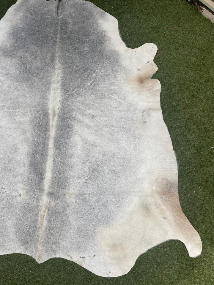 Cowhide Rug Rear Grey