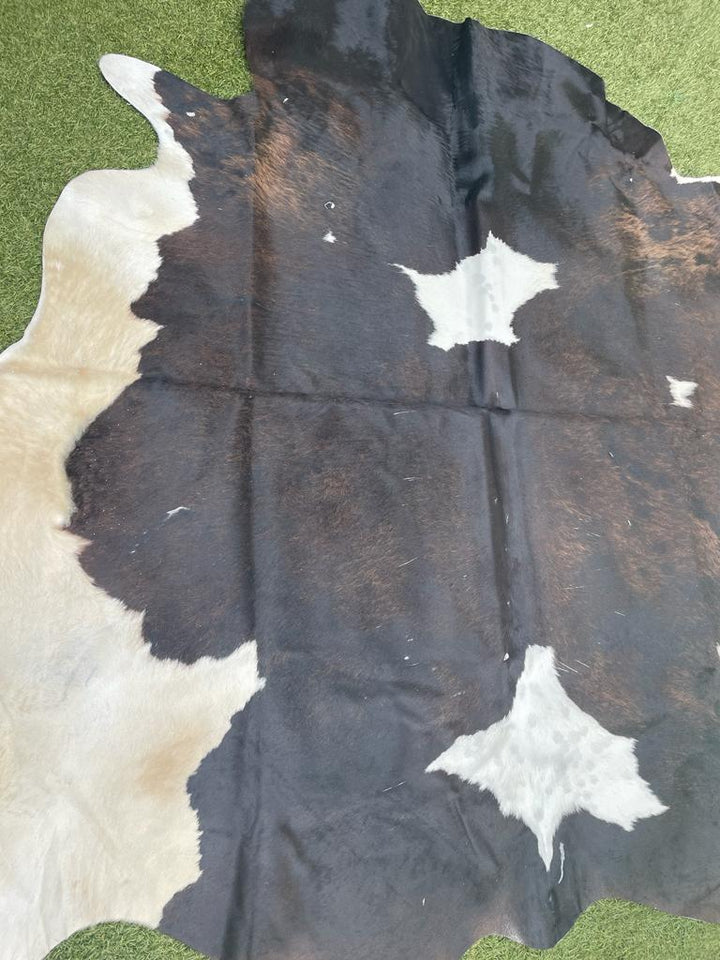Cowhide Rug Tri colour rug