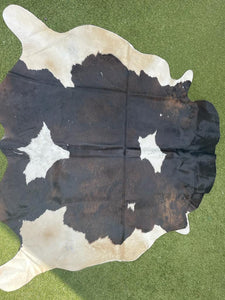 Cowhide Rug Tri colour rug