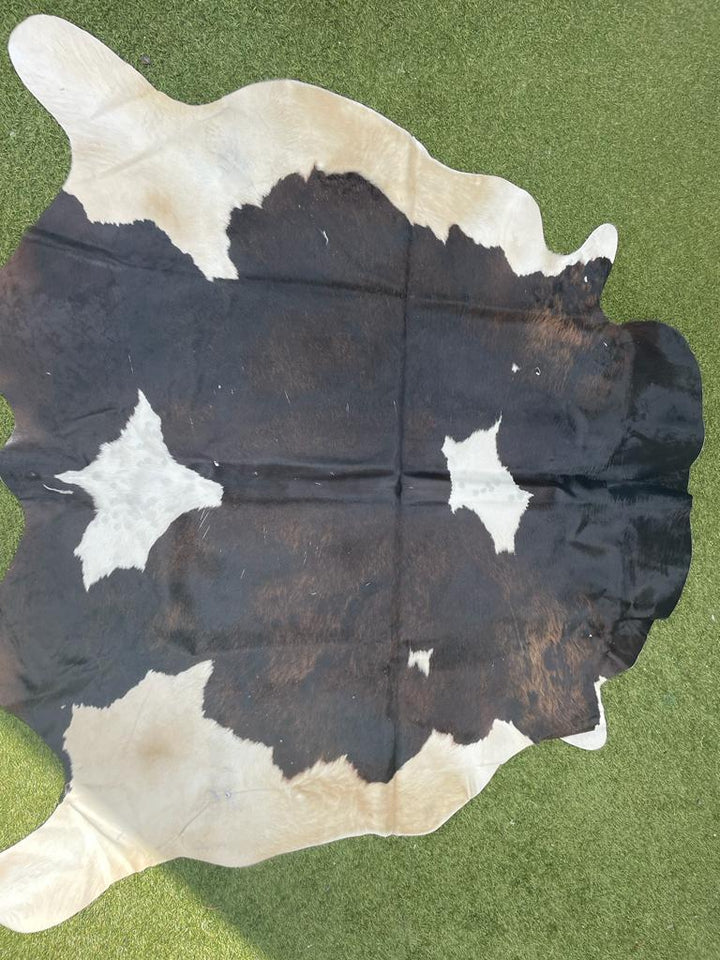 Cowhide Rug Tri colour rug