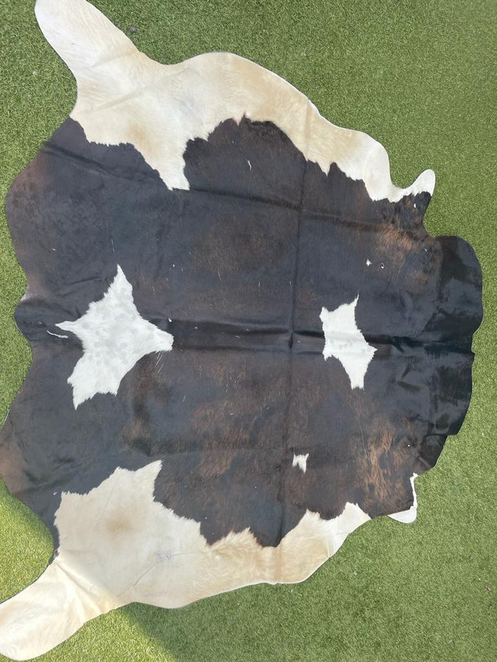 Cowhide Rug Tri colour rug