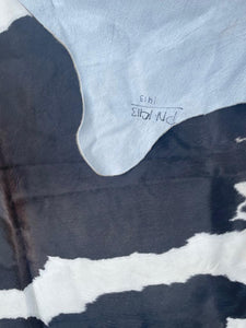 Beautiful Black And White Cow Hide Rug