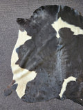 Cowhide rug  Natural Black and white