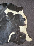 Cowhide rug  Natural Black and white