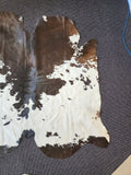 Cowhide rug beautiful tri splashed rug