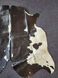 Black N White Cowhide Rug #1442-2