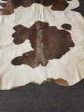 Cowhide rug Trio colour  long hair rug