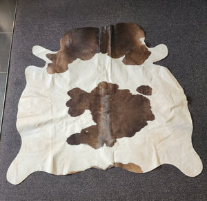 Cowhide rug Trio colour  long hair rug