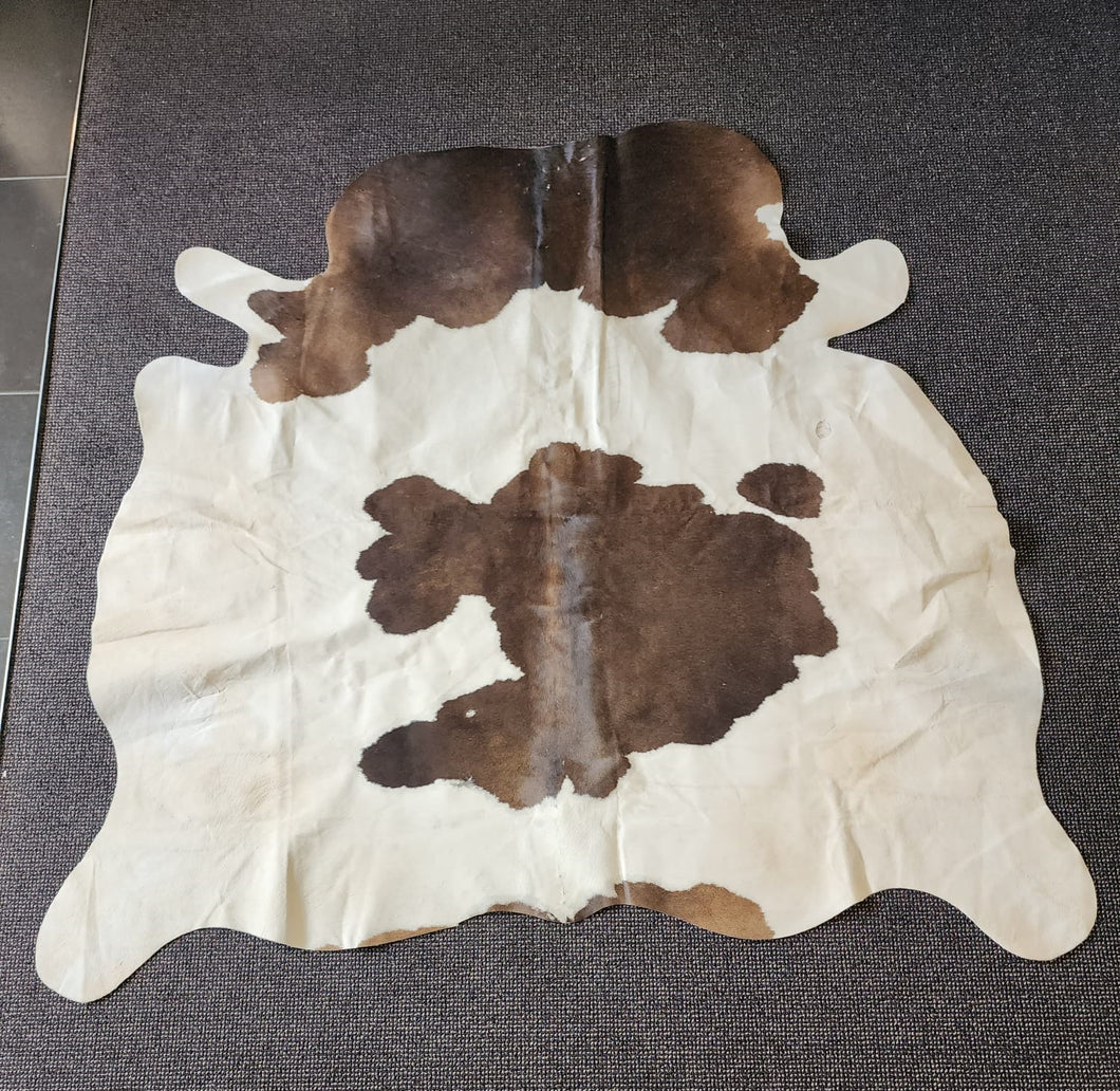 Cowhide rug Trio colour  long hair rug