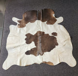 Cowhide rug Trio colour  long hair rug