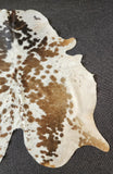 Brown n White Cow Hide Rug 1201