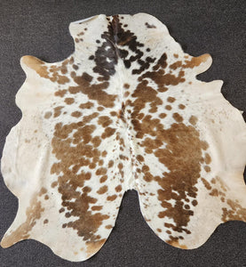 Brown n White Cow Hide Rug 1201