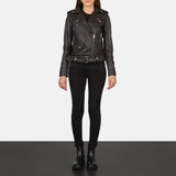 Marrie Brown Leather Jacket
