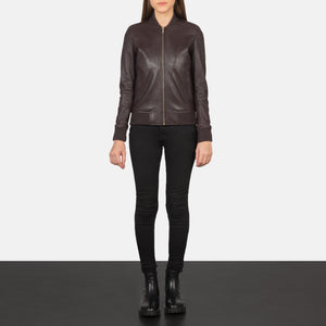 Lucy Brown Leather Jacket